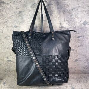 Viola Castellani Milano Woven Tote Shoulder Bag